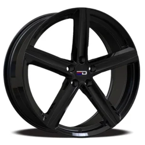 Euro Design – Spa – Black – 17″x7.5″ 35mm – All weather Wheels – S1775F3566GB
